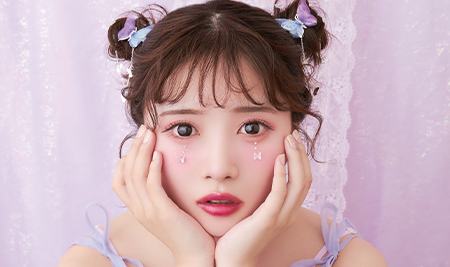 実熊瑠琉イメージモデルカラコン