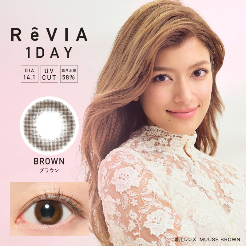 ReVIA 1day ブラウン