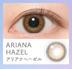 人気カラコンCandymagic キャンマジワンマンスARIANA HAZEL アリアナヘーゼル