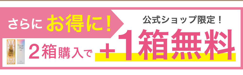 公式ショップ限定 2箱購入で＋1箱無料