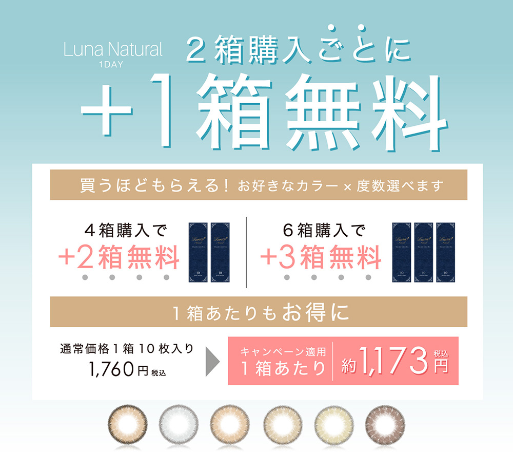 2箱購入ごとに＋1箱無料 1箱あたり約1,173円