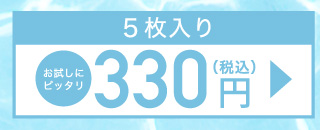 お試しにピッタリ 5枚入り 330円(税込)