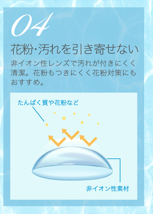 04花粉・汚れを引き寄せない