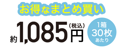 ReVIACLEAR 1day（レヴィア クリア1day）お得なまとめ買い 1箱30枚あたり1,085円（税込）