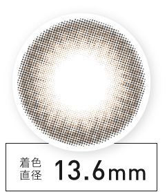 着色直径13.6㎜