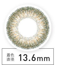 着色直径13.6㎜
