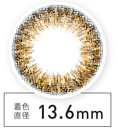 着色直径13.6㎜