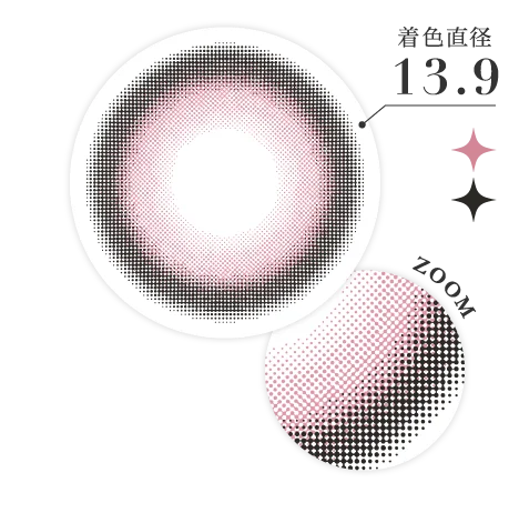 着色直径13.9