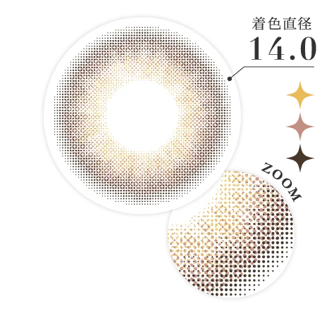 着色直径14.0