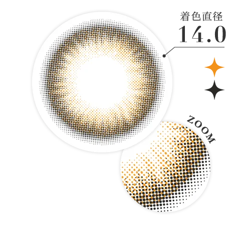着色直径14.0