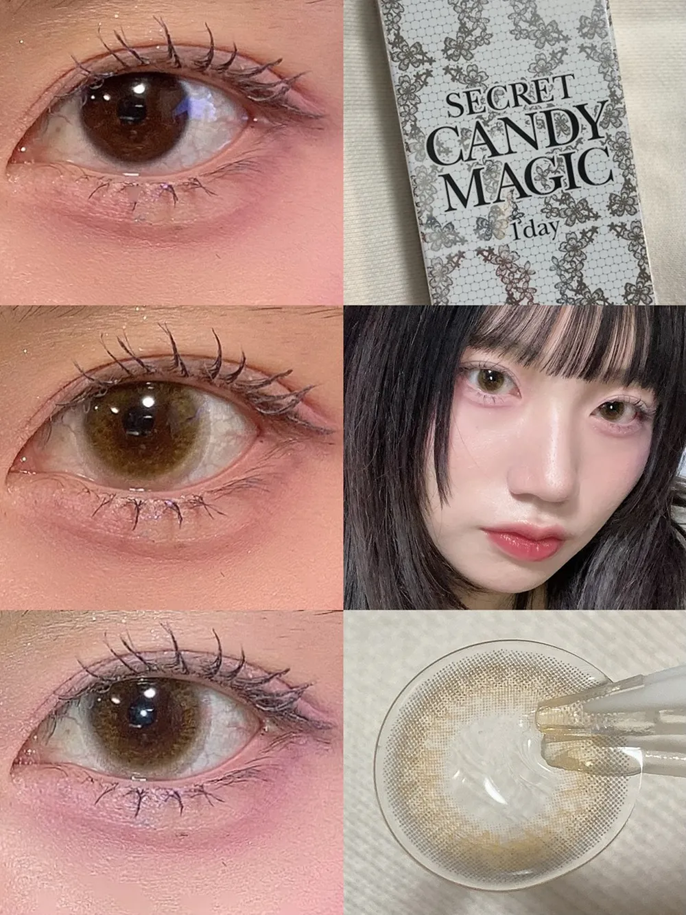 FABULOUS 1month secret candymagic 1day(シークレットキャンディーマジックワンデー) Light Brown ライトブラウン