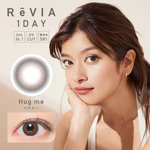 ReVIA 1day(レヴィア ワンデー) シアーセーブル DIA14.1㎜ UVカット 高含水58% 